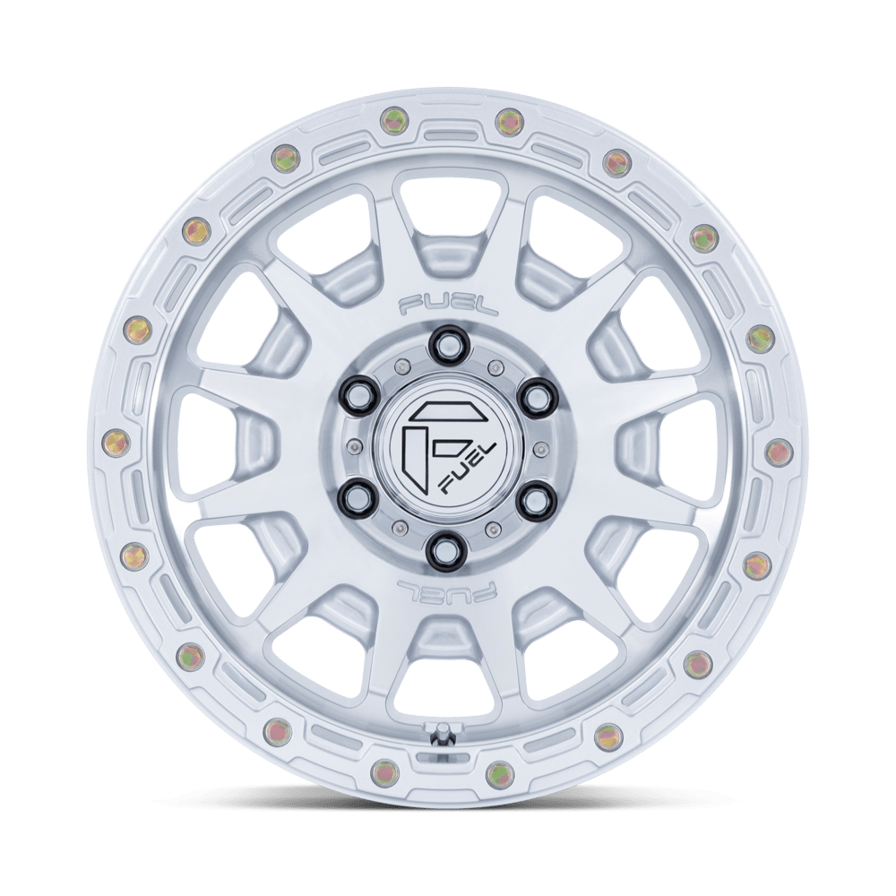 Fuel Fortress Gloss Silver w/ Machined Face Wheel (FC884) | Dirty Garage