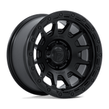 Fuel Fortress Matte Black w/ Gloss Black Lip Wheel (FC884) | Dirty Garage