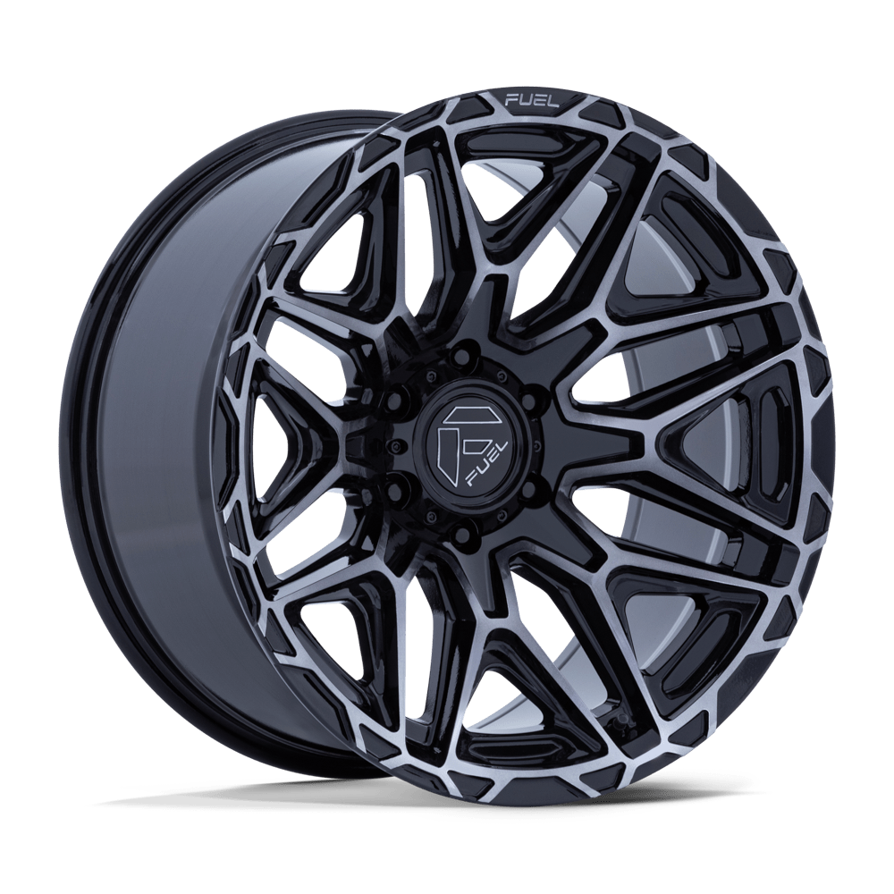 Fuel Injector Gloss Black w/ Machined Dark Tint Face Wheel (FC885) | Dirty Garage