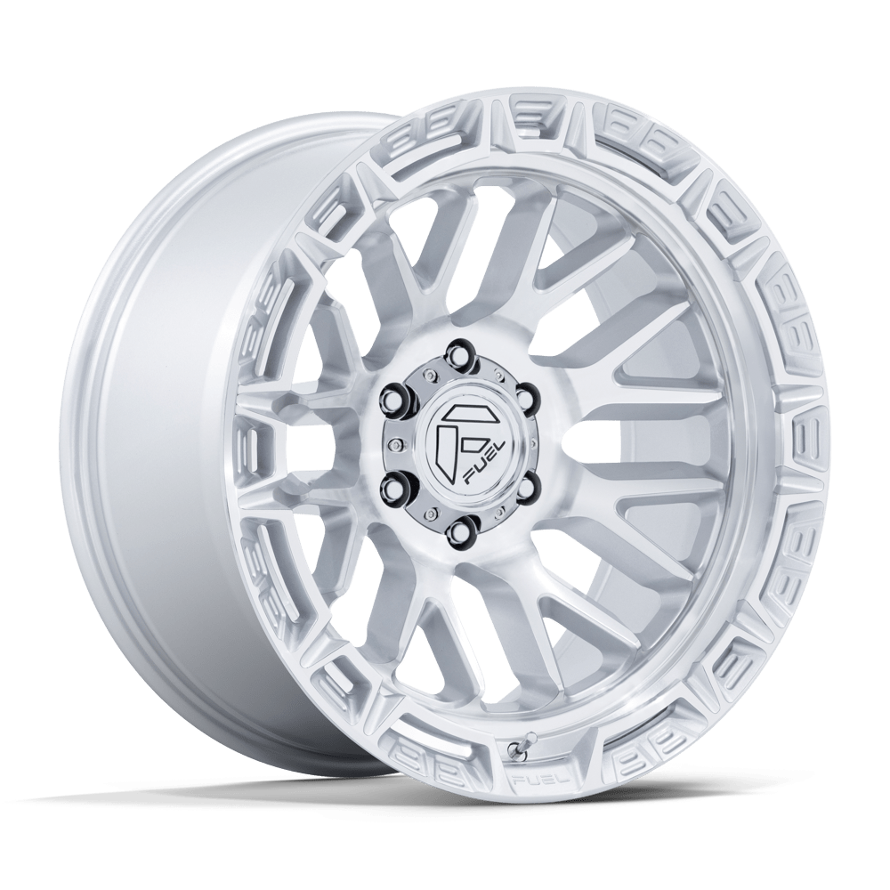 Fuel Rail Gloss Silver w/ Machined Face Wheel (FC890) | Dirty Garage
