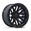 Fuel Rail Matte Black w/ Gloss Black Lip Wheel (FC890) | Dirty Garage