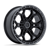 Fuel Heathen Gloss Black w/ Gloss Gunmetal Lip Wheel (FC896) | Dirty Garage
