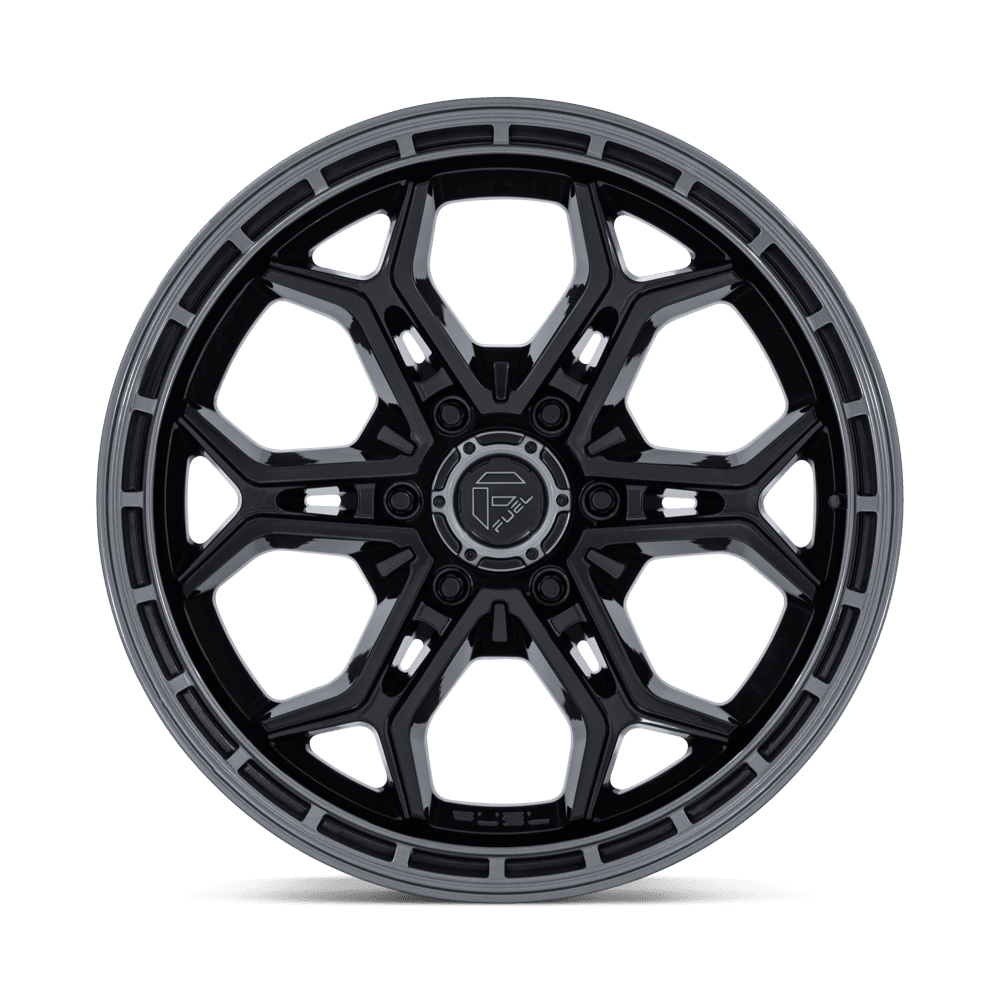 Fuel Heathen Gloss Black w/ Gloss Gunmetal Lip Wheel (FC896) | Dirty Garage