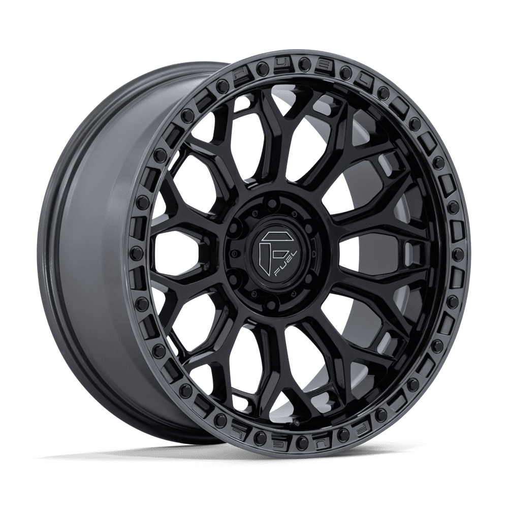 Fuel Talon Gloss Black w/ Gloss Gunmetal Lip Wheel (FC901) | Dirty Garage
