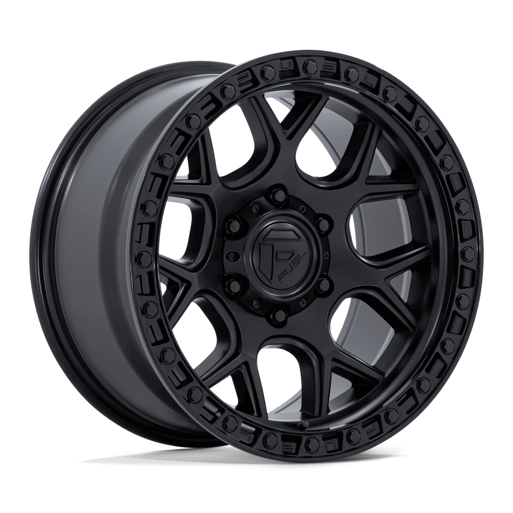 Fuel Puma Matte Black w/ Gloss Black Lip Wheel (FC908) | Dirty Garage