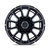 Fuel Foxhound Gloss Black Dark Tinted Clear Wheel (FC910) | Dirty Garage