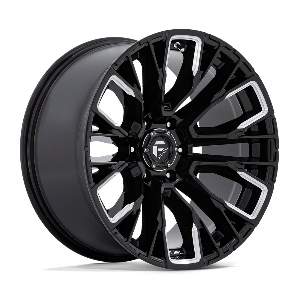 Fuel Rebar Gloss Black Milled Wheel (D849) | Dirty Garage