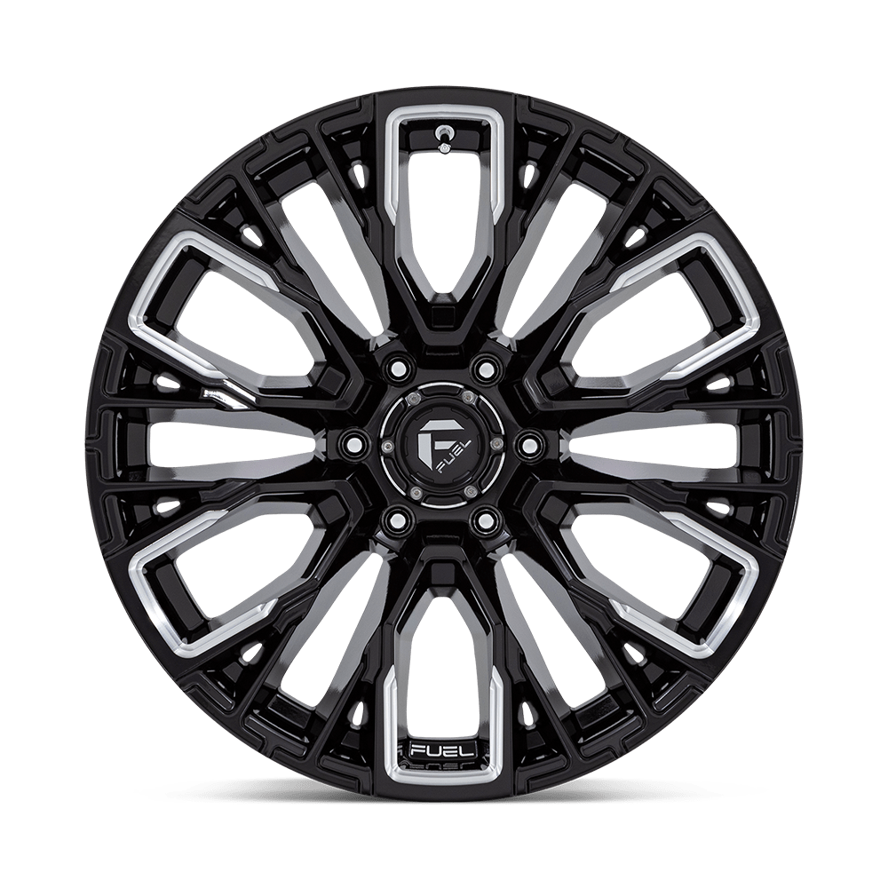 Fuel Rebar Gloss Black Milled Wheel (D849) | Dirty Garage
