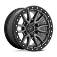 Fuel Rebel Matte Gunmetal Black Bead Ring Wheel (D680) | Dirty Garage