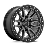 Fuel Rebel Matte Gunmetal Black Bead Ring Wheel (D680) | Dirty Garage