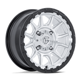 Fuel Piston UTV Hyper Silver Machined w/ Matte Black Lip Wheel (FV866) | Dirty Garage