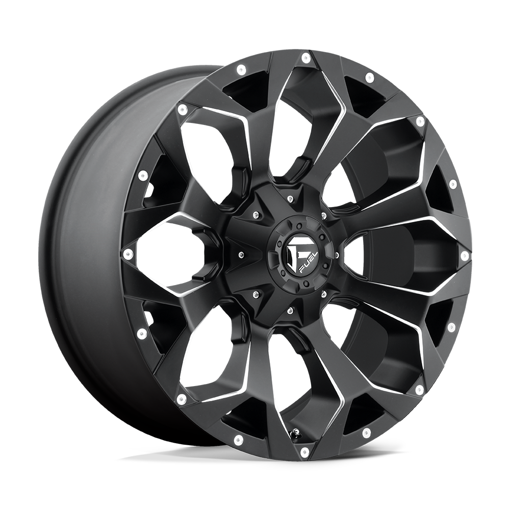 Fuel Assault Matte Black Milled Wheel (D546) | Dirty Garage