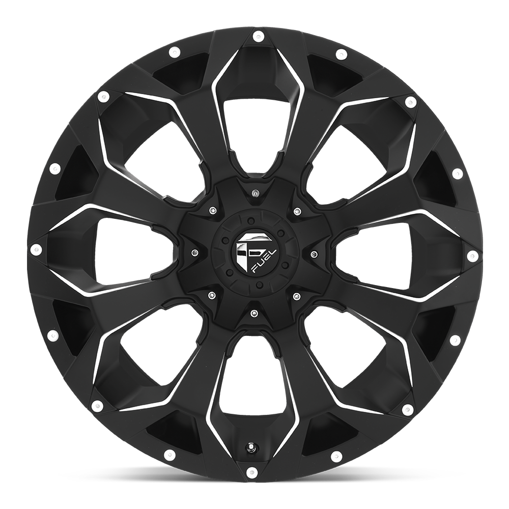 Fuel Assault Matte Black Milled Wheel (D546) | Dirty Garage