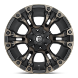 Fuel Vapor Matte Black Double Dark Tint Wheel (D569) | Dirty Garage
