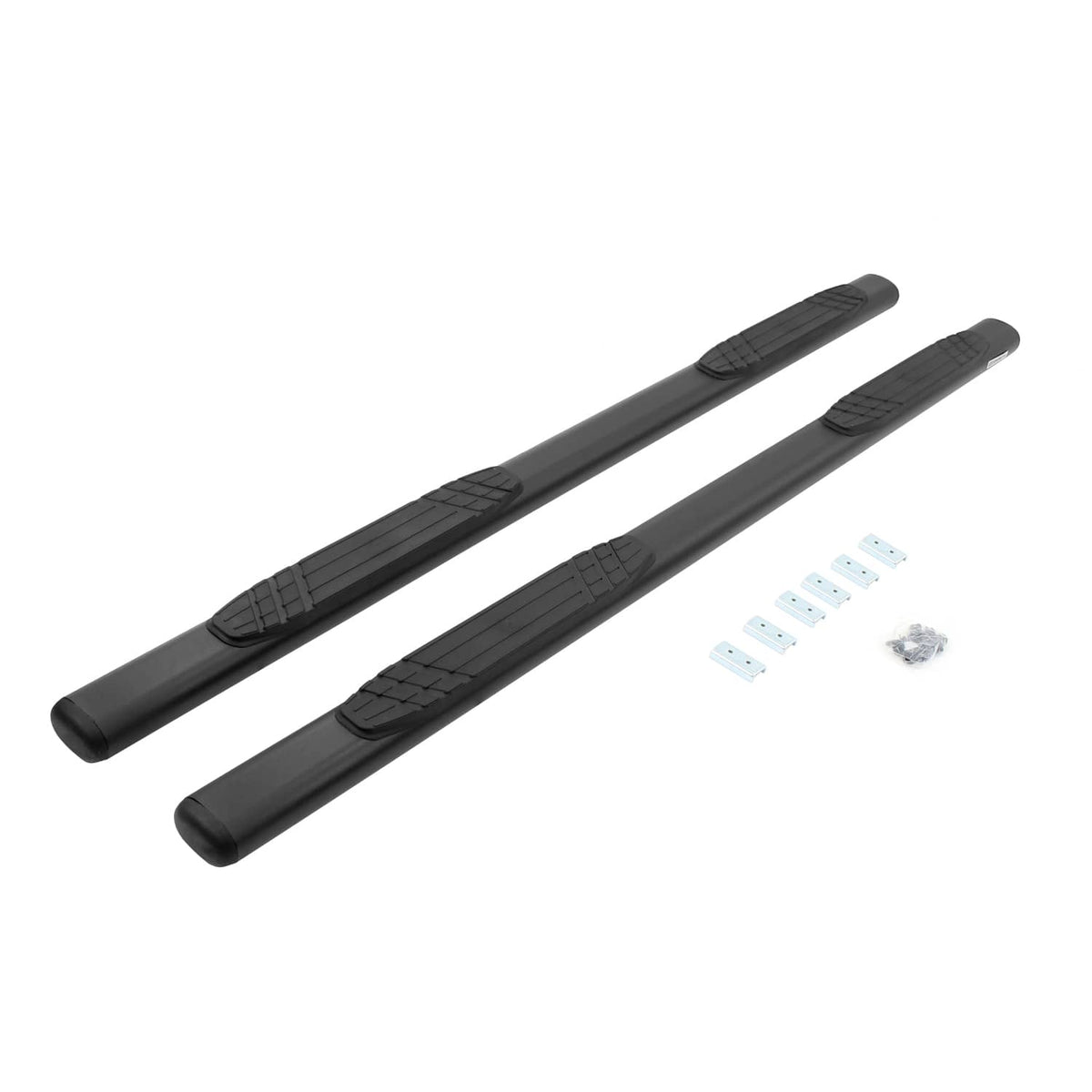 Universal Black 4 Oval 80 Cab Length Nerf Bars | Dirty Garage
