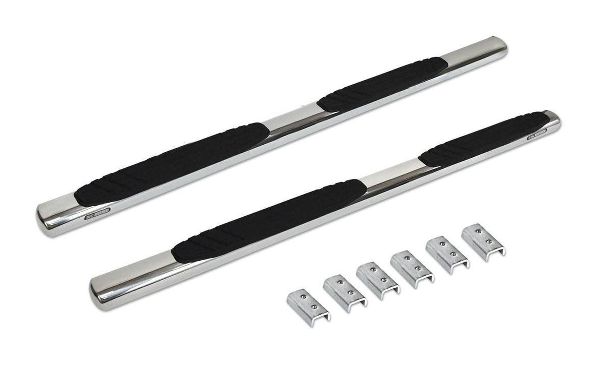 Universal Stainless 4 Oval 87 Cab Length Nerf Bars | Dirty Garage