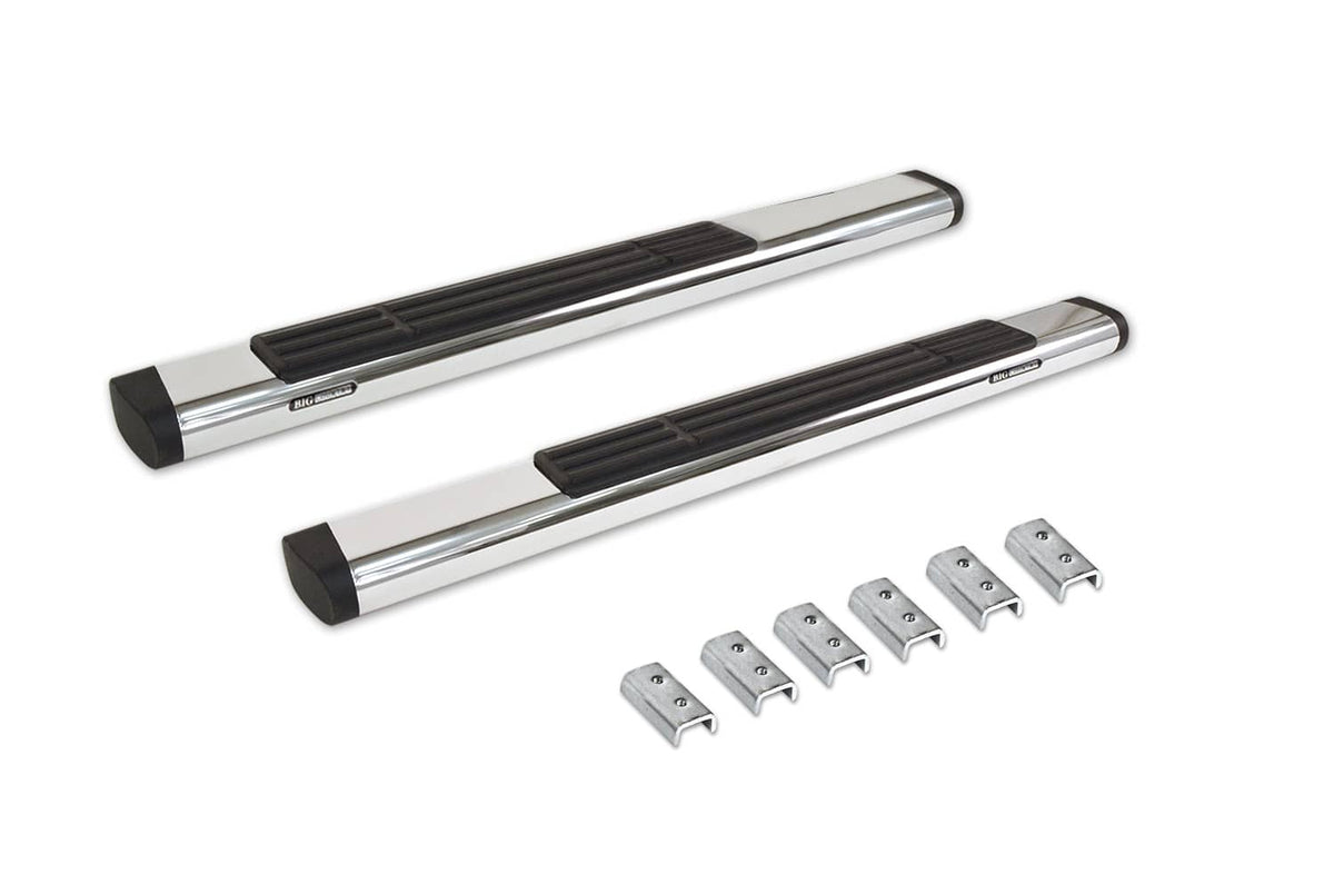 Universal Stainless 6 Oval 52 Cab Length Nerf Bars | Dirty Garage