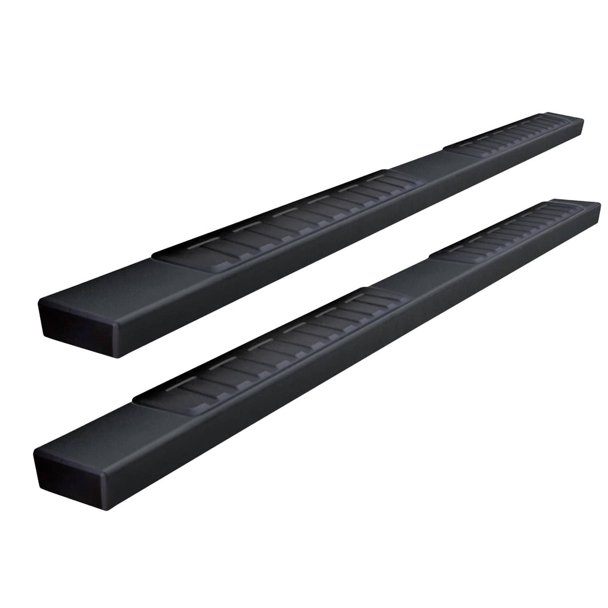 Universal Black 6" Rectangular 87" Cab Length Nerf Bars | Dirty Garage