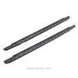 Universal 80" RB30 Black Textured Powder Coated Slim Running Boards | Dirty Garage