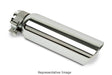 Universal Chrome Exhaust Tip 2.25 ID 3 OD 10 Length | Dirty Garage
