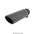 Universal Black Exhaust Tip 2" ID 3" OD 10in | Dirty Garage