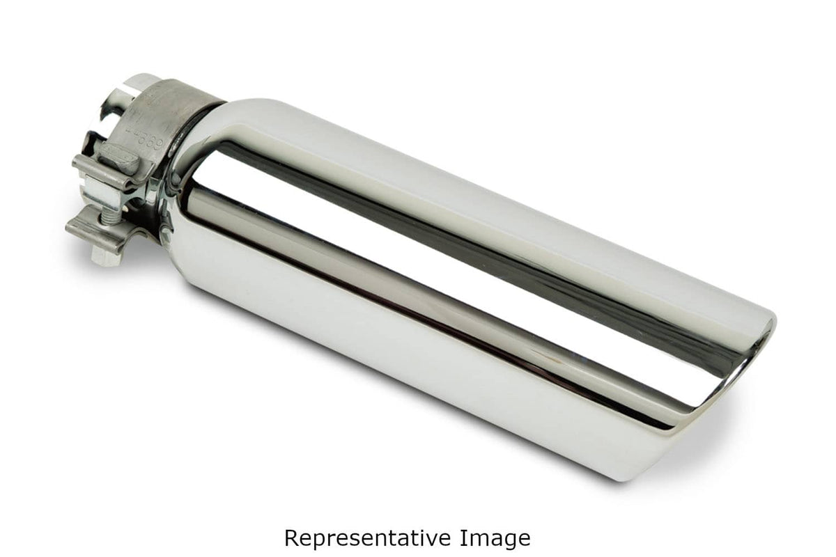 Universal Chrome Exhaust Tip 2.75 ID 4 OD 10 Length | Dirty Garage