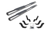2015-2027 Superduty/F-150 4" 1000 Series Side Steps with Mounting Bracket Kit, Polished (104415587PS) | Dirty Garage