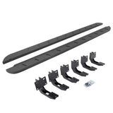 2019-2027 Ram 1500 RB10 Slim Line Running Boards with Mounting Brackets Kit, Protective Bedliner coating (63430687ST) | Dirty Garage