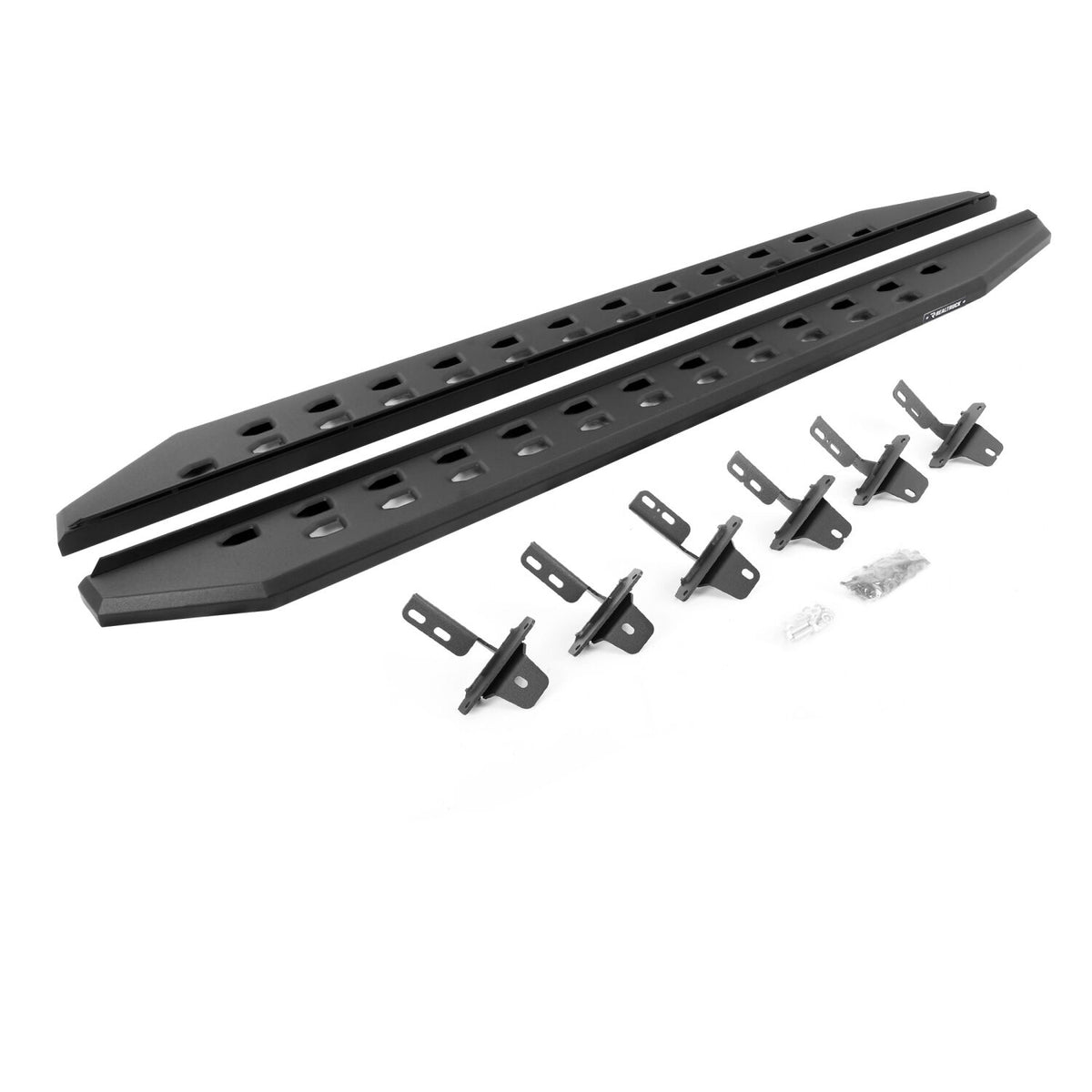 2021-2026 Bronco RB20 Slim Line Running Boards with Mounting Bracket Kit, Textured Black (69412973SPC) | Dirty Garage