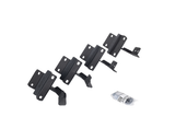 2015-2026 F-150/Superduty V-Series V3 Aluminum Side Steps and Mounting Brackets Kit Textured Black (V3417780T) | Dirty Garage