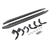 2015-2024 Ram 1500 RB20 Slim Line Running Boards with Mounting Brackets Kit, Protective Bedliner coating (69420687ST) | Dirty Garage