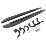 2019-2027 Ram 1500 RB20 Slim Line Running Boards with Mounting Brackets Kit, Textured Black (69430680SPC) | Dirty Garage