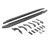 2005-2023 Tacoma RB20 Slim Line Running Boards with Mounting Bracket Kit, Protective Bedliner coating (69442987ST) | Dirty Garage