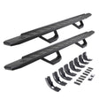 2019-2026 GM 1500/GM HD RB30 Running Boards with Mounting Brackets, 2 Pairs Drop Steps Kit, Textured Black (6960488020PC) | Dirty Garage