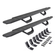 2019-2026 GM 1500/GM HD RB30 Running Boards with Mounting Brackets, 2 Pairs Drop Steps Kit, Protective Bedliner coating (6960488020T) | Dirty Garage