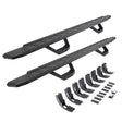 2019-2026 GM 1500/GM HD RB30 Running Boards with Mounting Brackets, 2 Pairs Drop Steps Kit, Protective Bedliner coating (6960488720T) | Dirty Garage