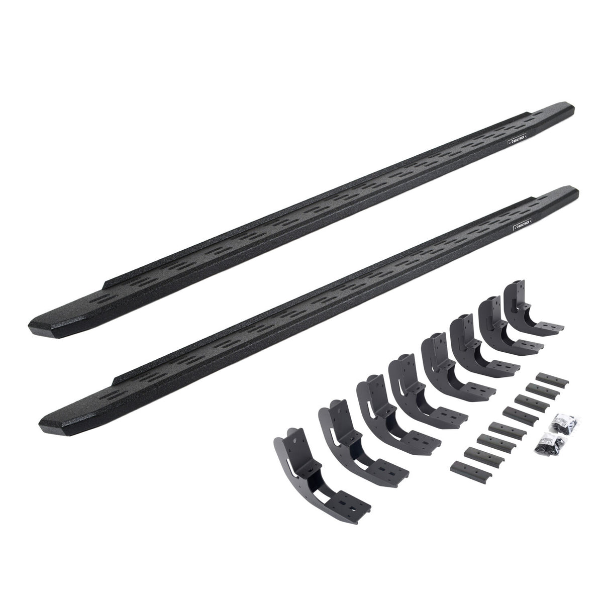 2019-2026 GM 1500/GM HD RB30 Running Boards with Mounting Bracket Kit, Protective Bedliner coating (69604887T) | Dirty Garage