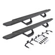 2009-2014 Ram 1500 RB30 Running Boards with Mounting Brackets, 2 Pairs Drop Steps Kit, Protective Bedliner coating (6960998020T) | Dirty Garage