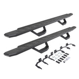 2009-2014 Ram 1500 RB30 Running Boards with Mounting Brackets, 2 Pairs Drop Steps Kit, Protective Bedliner coating (6960998020T) | Dirty Garage