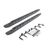 2009-2014 Ram 1500 RB30 Slim Line Running Boards with Mounting Bracket Kit, Textured Black (69609980SPC) | Dirty Garage