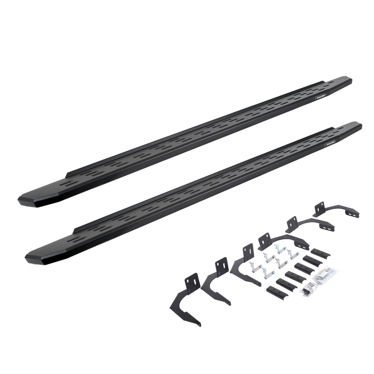 2009-2027 Ram 1500/Ram HD RB30 Running Boards with Mounting Bracket Kit, Textured Black (69610687PC) | Dirty Garage