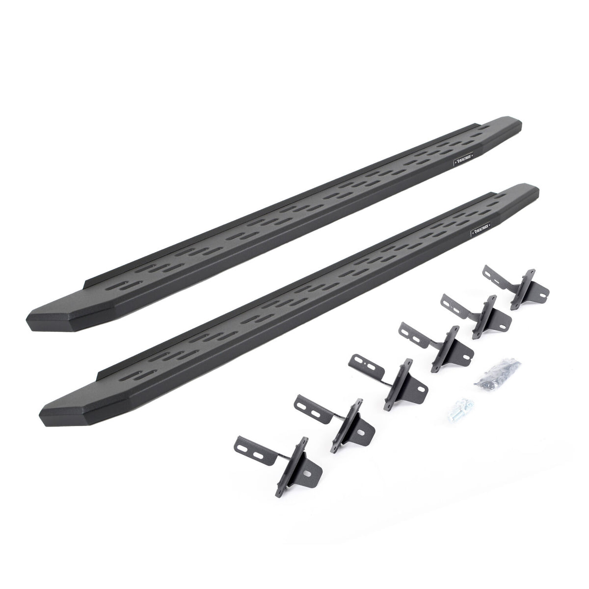 2021-2024 Bronco RB30 Running Boards with Mounting Bracket Kit, Textured Black (69612973PC) | Dirty Garage