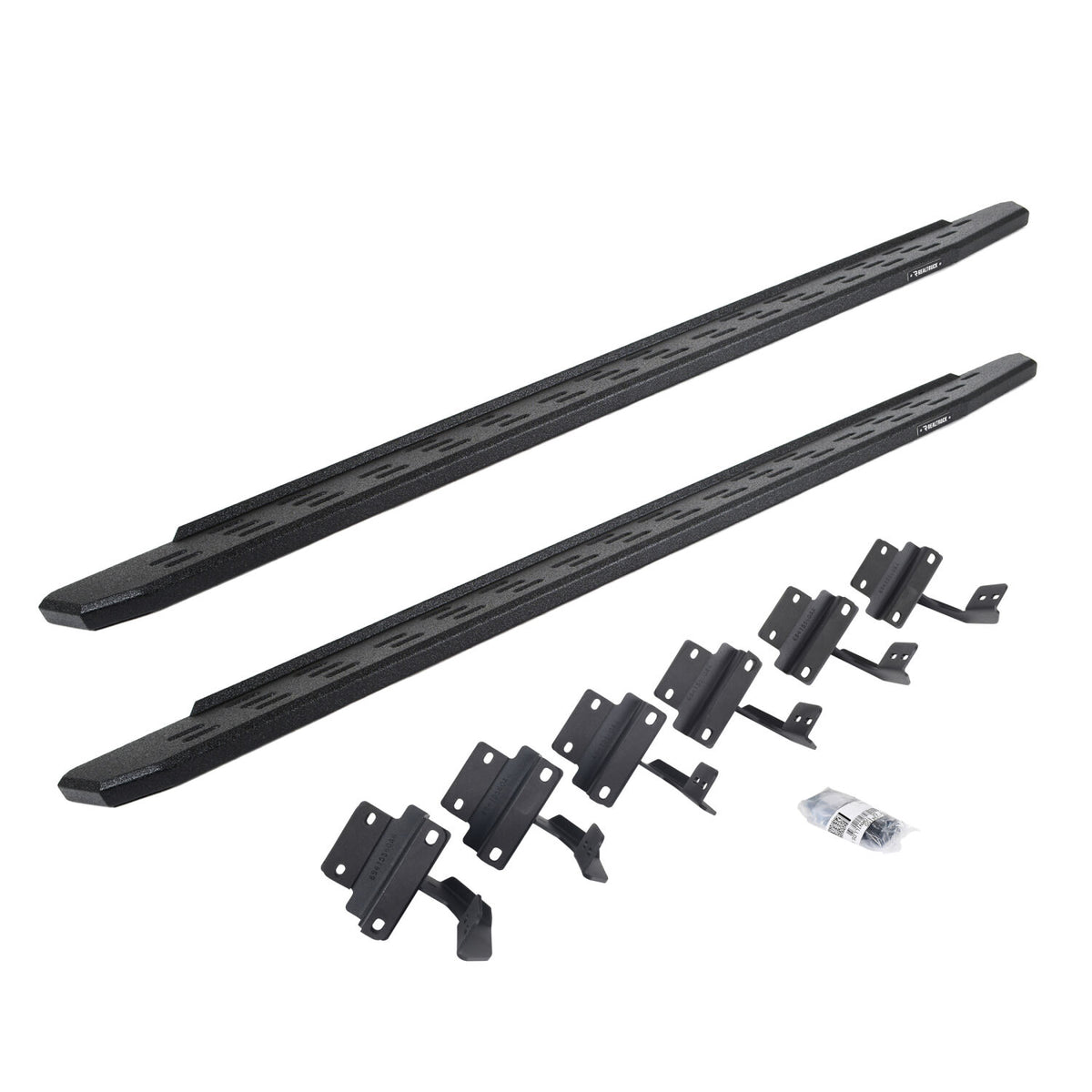2004-2014 F-150 RB30 Running Boards with Mounting Bracket Kit, Protective Bedliner coating (69615087T) | Dirty Garage