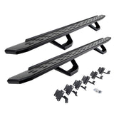 2015-2026 F-150/Superduty RB30 Running Boards with Mounting Brackets, 2 Pairs Drop Steps Kit, Textured Black (6961558720PC) | Dirty Garage