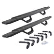 1999-2016 Superduty RB30 Running Boards with Mounting Brackets, 2 Pairs Drop Steps Kit, Textured Black (6961768020PC) | Dirty Garage