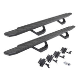 2015-2026 F-150/Superduty RB30 Running Boards with Mounting Brackets, 2 Pairs Drop Steps Kit, Protective Bedliner coating (6961778020T) | Dirty Garage
