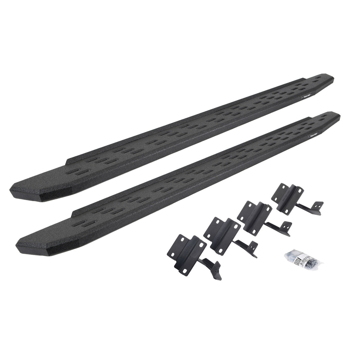 2015-2026 F-150/Superduty RB30 Running Boards with Mounting Bracket Kit, Protective Bedliner coating (69617780T) | Dirty Garage