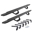 1999-2016 Superduty RB30 Running Boards with Mounting Brackets, 2 Pairs Drop Steps Kit, Protective Bedliner coating (6961808720T) | Dirty Garage