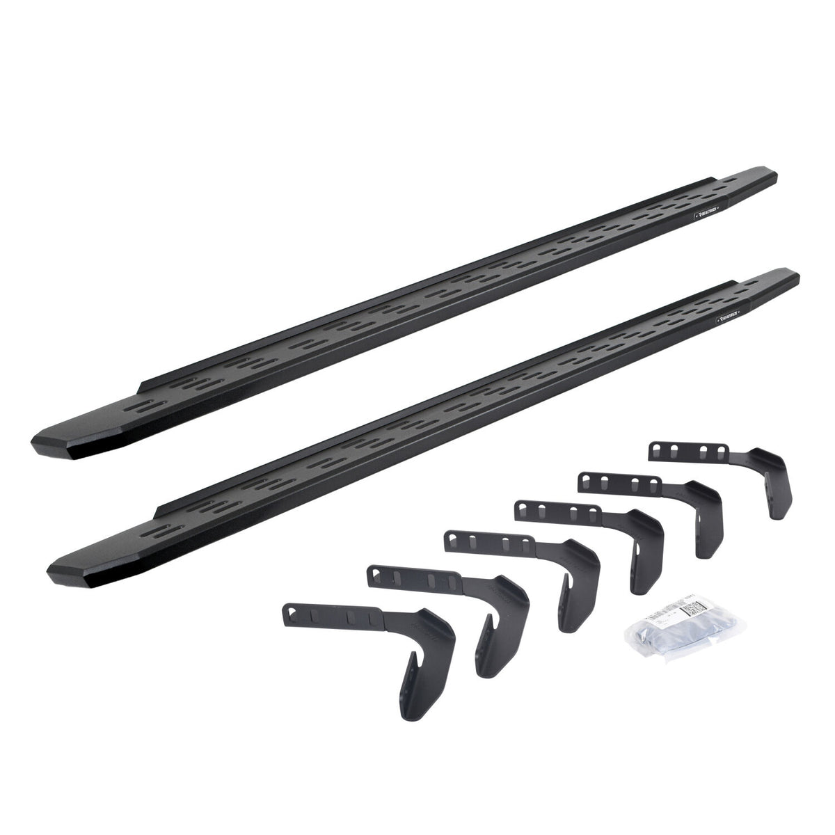 1999-2016 Superduty RB30 Running Boards with Mounting Bracket Kit, Textured Black (69618087PC) | Dirty Garage