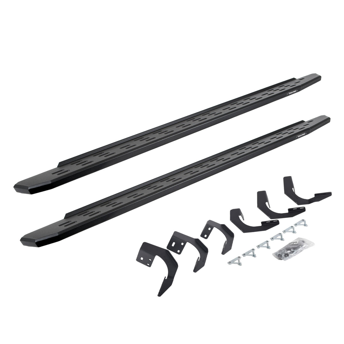 2015-2024 Ram 1500 RB30 Running Boards with Mounting Bracket Kit, Textured Black (69620687PC) | Dirty Garage